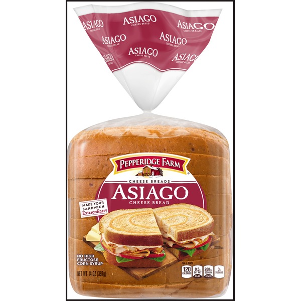 Pepperidge Farm Fresh Bakery Asiago Cheese Bread (14 oz) Instacart
