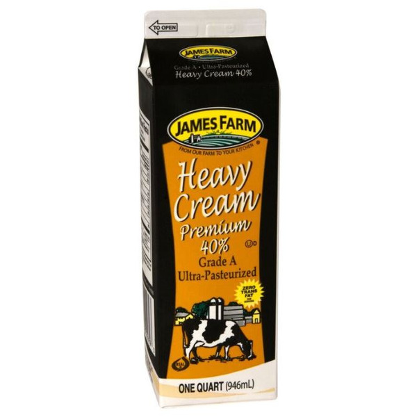 James Farm - Heavy Whipping Cream, 40% - 32 oz