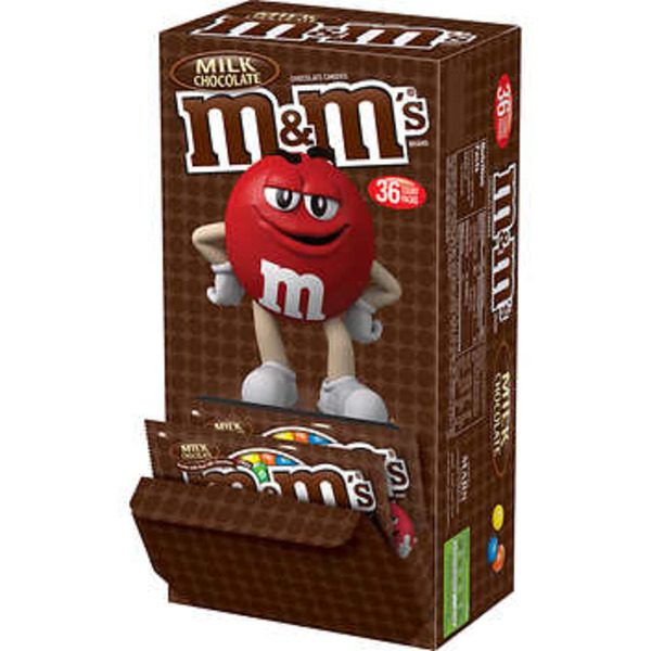 M&M's - Milk Chocolate Singles - 36 Ct