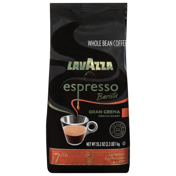 Lavazza Whole Bean Intensity 7/10 Medium Roast Espresso Barista