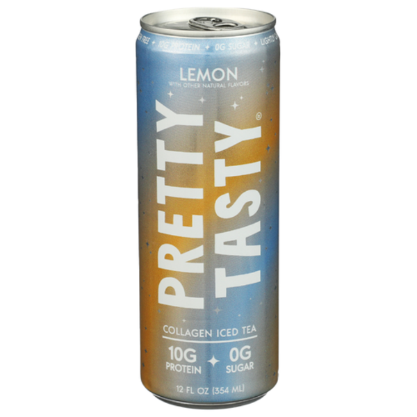 Pretty Tasty Lemon Collagen Iced Tea