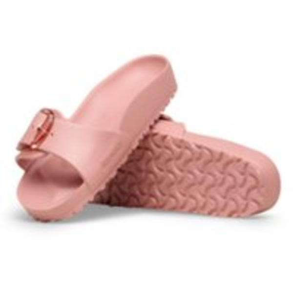 BIRKENSTOCK Madrid Big Buckle EVA Slide Sandals, Size 10 - Pink Clay