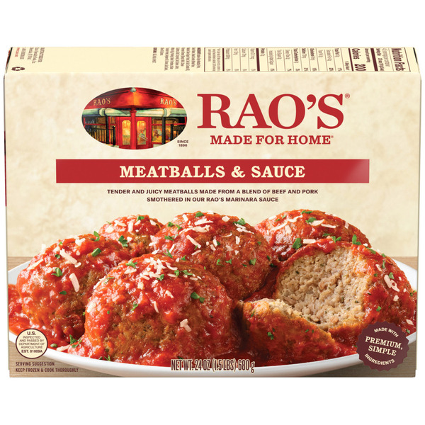 Rao's Made For Home Meatballs & Sauce Frozen Meal