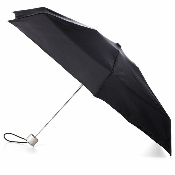 Totes Mini Manual Umbrella With Neverwet - Black