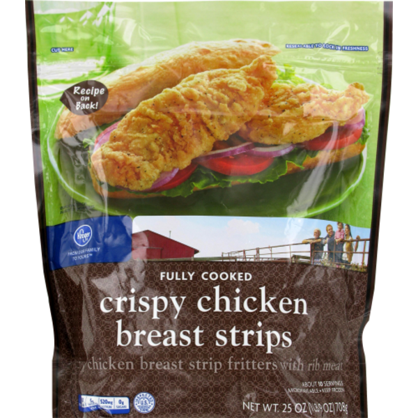 Kroger Crispy Chicken Breast Strips (25 oz) from QFC Instacart