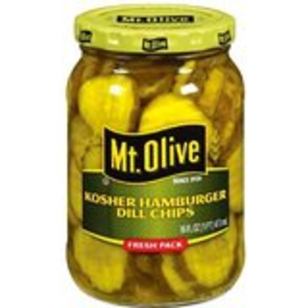 Mt. Olive - Hamburger Dill Pickle Chips - gallon