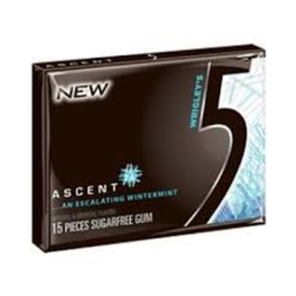 5 - Ascent Gum Single Serve - 10/15 pcs