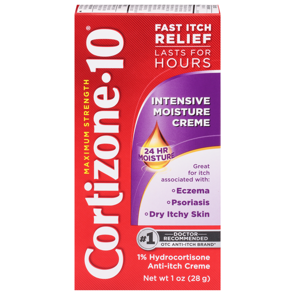 Cortizone 10 Anti-Itch Creme, Maximum Strength, Intensive Moisture Creme - 1