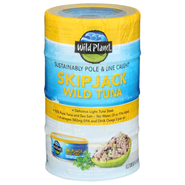Wild Planet Skipjack Wild Tuna 4 Pack