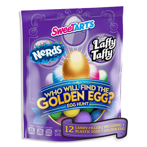 SweeTARTS Golden Egg Plastic Egg Hunt Mix, Candy Variety Pack