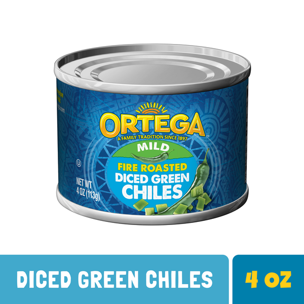 Ortega Fire Roasted Mild Diced Green Chiles Same-Day Delivery or