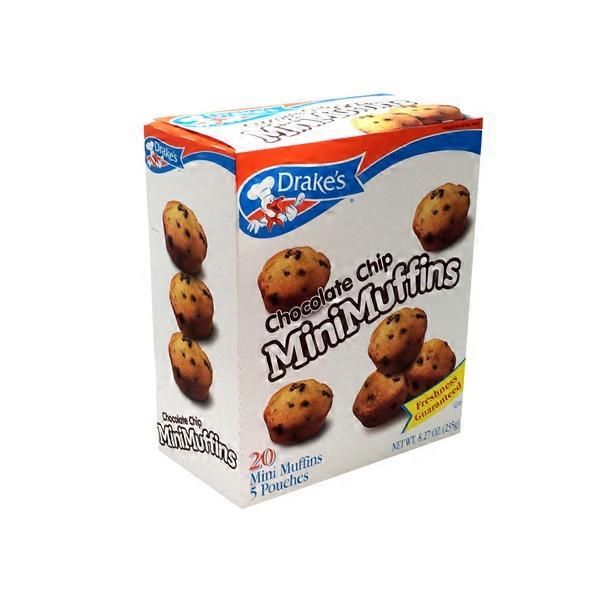 Drake&amp;#39;s Mini Muffins, Chocolate Chip (8.27 oz) - Instacart