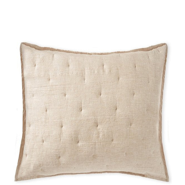 Southern Living Heirloom Linen Collection Quilted Euro Sham