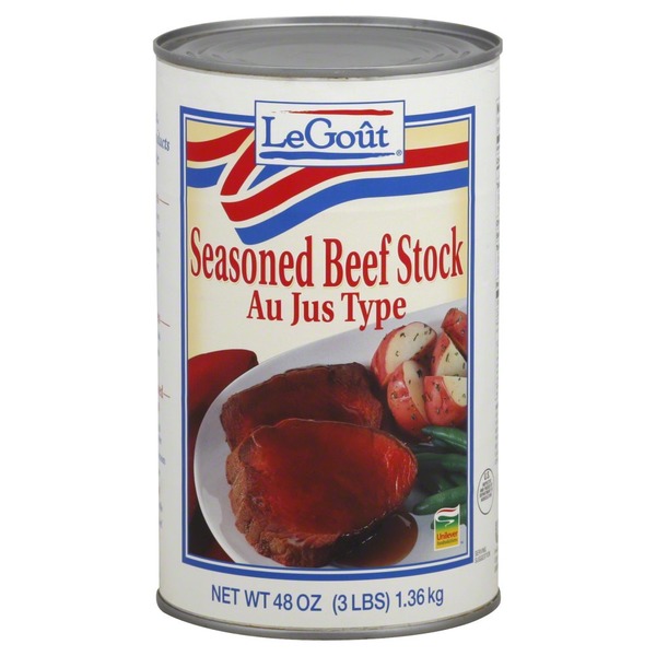 Legout Beef Stock, Seasoned, Au Jus Type (48 oz) Instacart