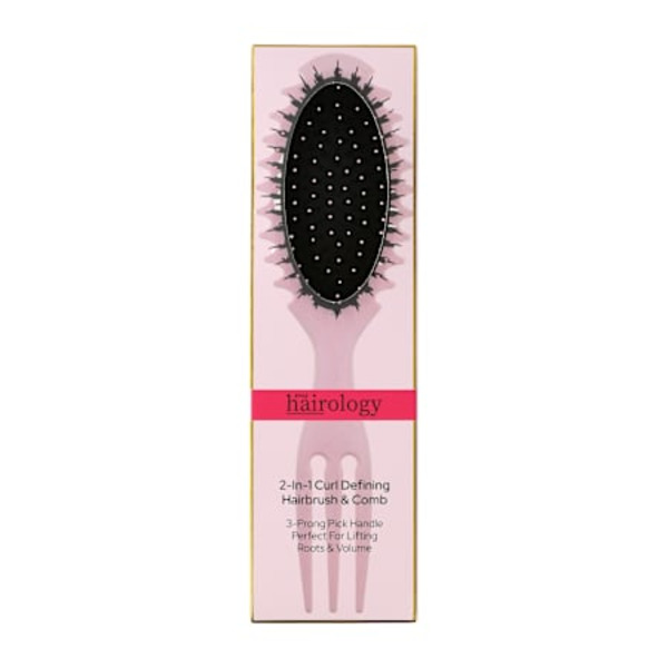 Hairology 2-in-1 Curl Defining Hairbrush & Comb