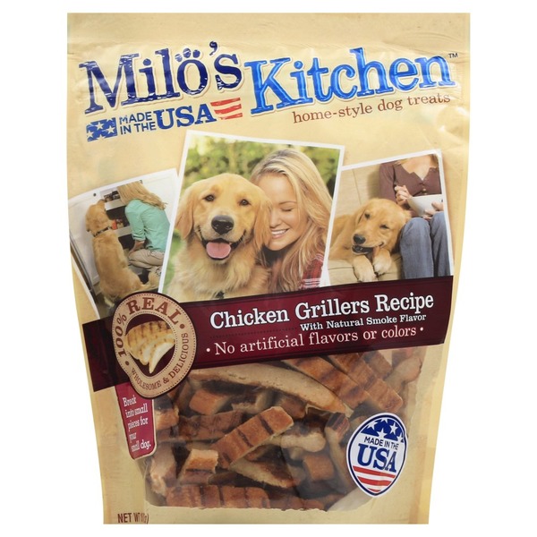 Milos Kitchen Dog Treats Home Style Chicken Grillers Recipe 15