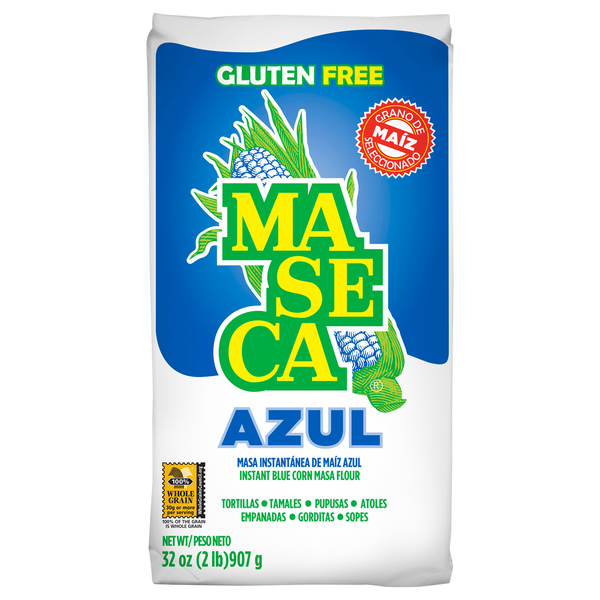 MASECA Corn Masa Flour, Blue, Instant, Gluten Free Same-Day