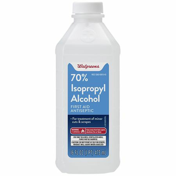 Walgreens Walgreens Isopropyl Alcohol, 70 SameDay Delivery or Pickup
