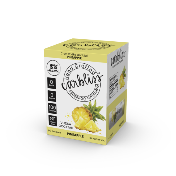 Carbliss Pineapple Vodka Cocktail Same-Day Delivery or Pickup