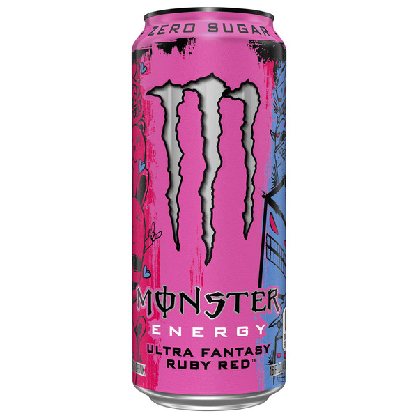 Monster Ultra Fantasy Ruby Red Zero Sugar Energy Drink Same-Day