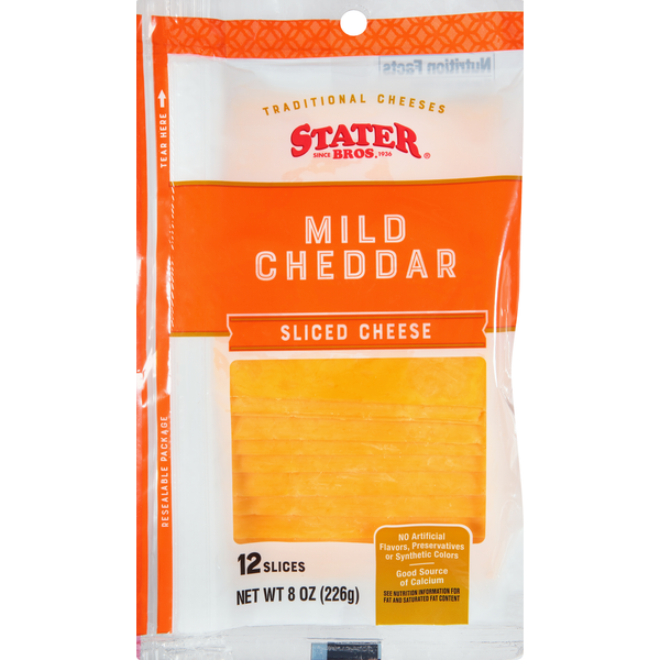 Stater Bros. Stater Bros. Markets Mild Cheddar Deli Style Slices Cheese