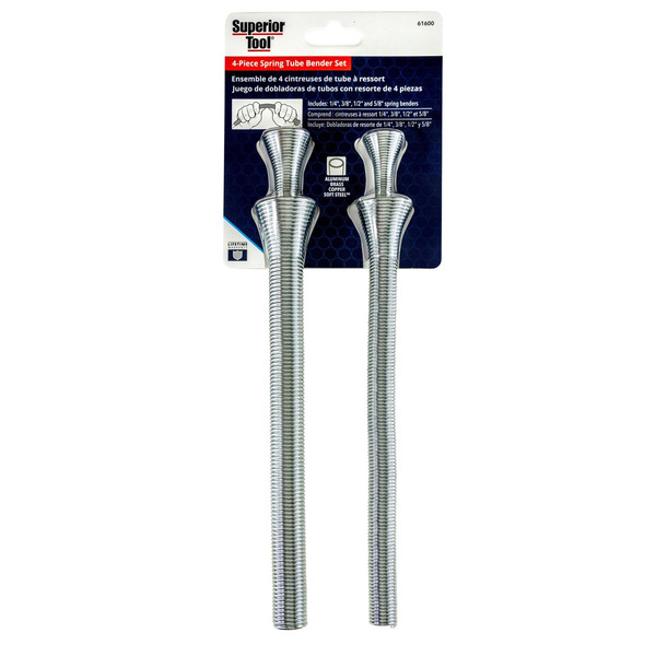 Superior Tool Spring Type Tube Bender Set