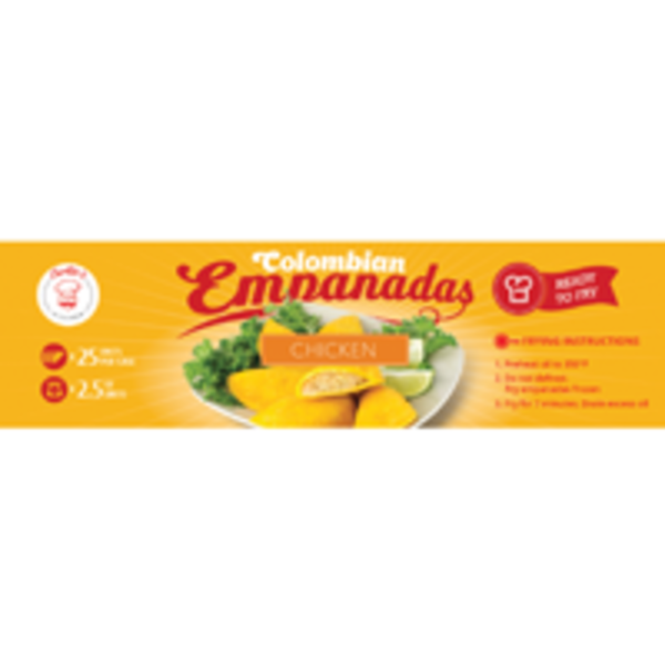 Frozen Mi Savor - Columbia Chicken Empanadas, 2.5 oz each - 25 ct