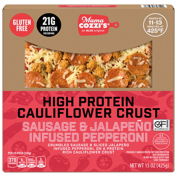 Mama Cozzi's Pizza Kitchen High Protein Cauli Crust Pizza Same-Day