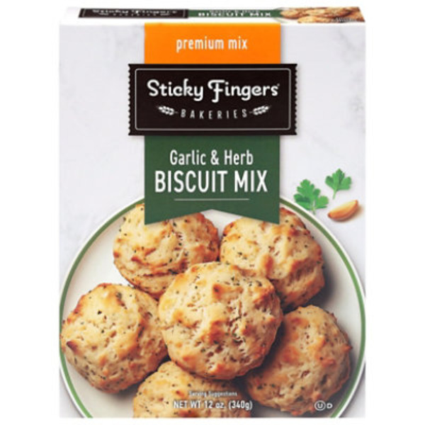 Sticky Fingers Bakeries Premium Mix Garlic & Herb Biscuit Mix