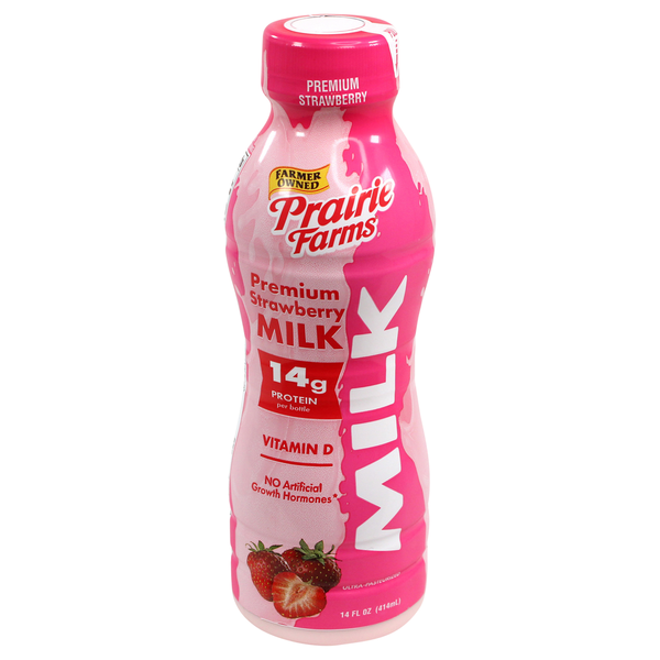 Prairie Farms Premium Strawberry Milk Same-Day Delivery or Pickup