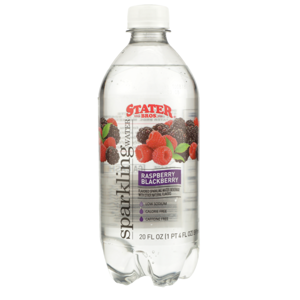 Stater Bros Raspberry Blackberry Flavored Sparkling Water Beverage (20