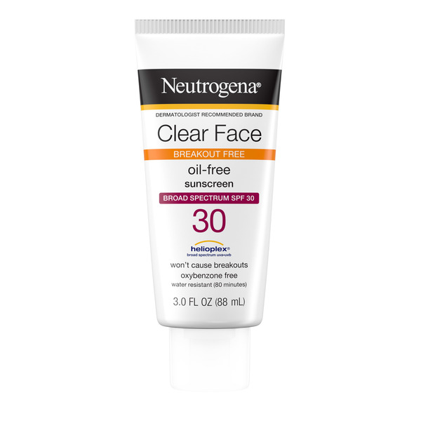 Neutrogena SPF 30 Clear Face Sunscreen for Oily Skin, 3 fl. oz - 3 fl oz