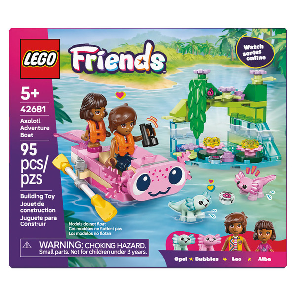 Lego City or Friends, AxolotlAdvBoat Same-Day Delivery or Pickup