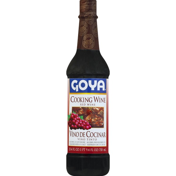 Goya Cooking Wine, Red (25.4 fl oz) from FoodsCo Instacart