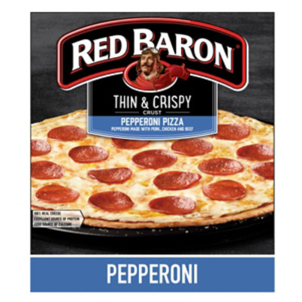 Red Baron Red Baron Pizza Thin & Crispy Pepperoni - 15.77 Oz
