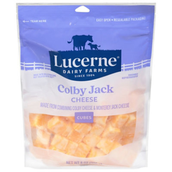 Lucerne Cheese Cubes, Colby Jack