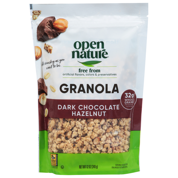 Open Nature Granola, Dark Chocolate & Hazelnut