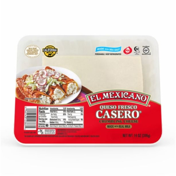 El Mexicano Crumbling Cheese, Queso Fresco Casero