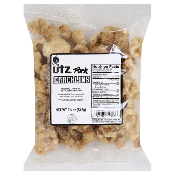 Utz Pork Cracklins (2.25 oz) Instacart