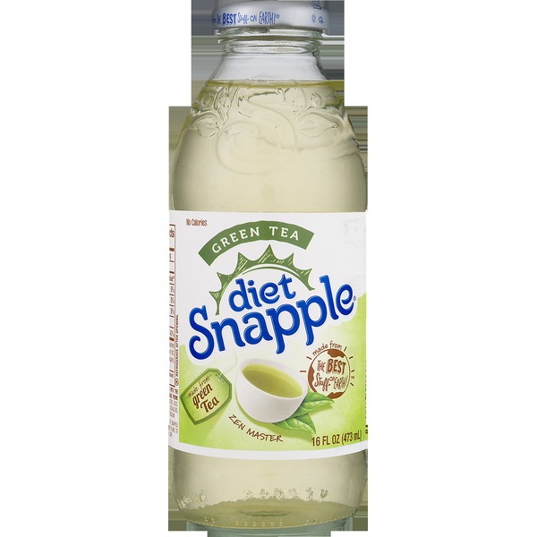 Snapple Green Tea, Diet (16 oz) Instacart