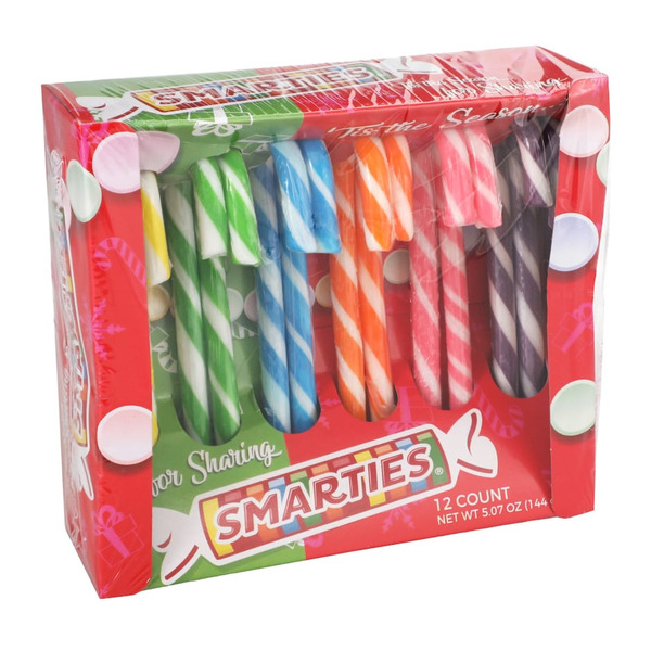 Albert's Smarties® 12ct Cradle Candy Canes Same-Day Delivery | Dollar Tree
