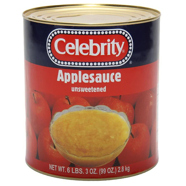 Celebrity- Unsweetened Applesauce - #10 cans