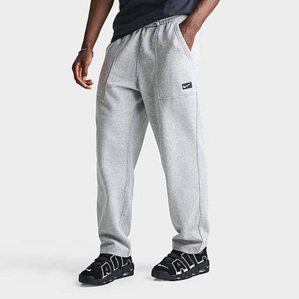 Nike Men's Sportswear Swoosh Box Fleece Sweatpants, XL - Dark Grey Heather