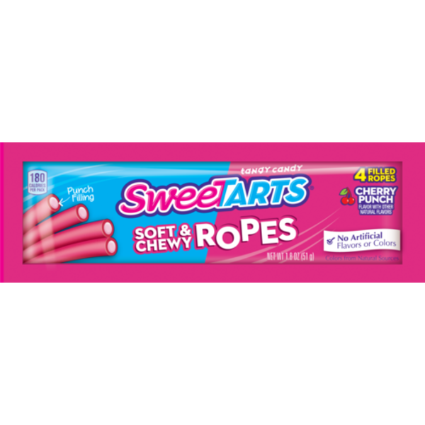 SweeTARTS Soft & Chewy Ropes Cherry Punch Candy Same-Day Delivery