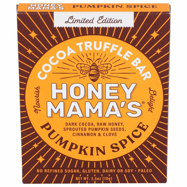 Honey Mama's Cocoa Truffle Bar, Pumpkin Spice Same-Day Delivery or