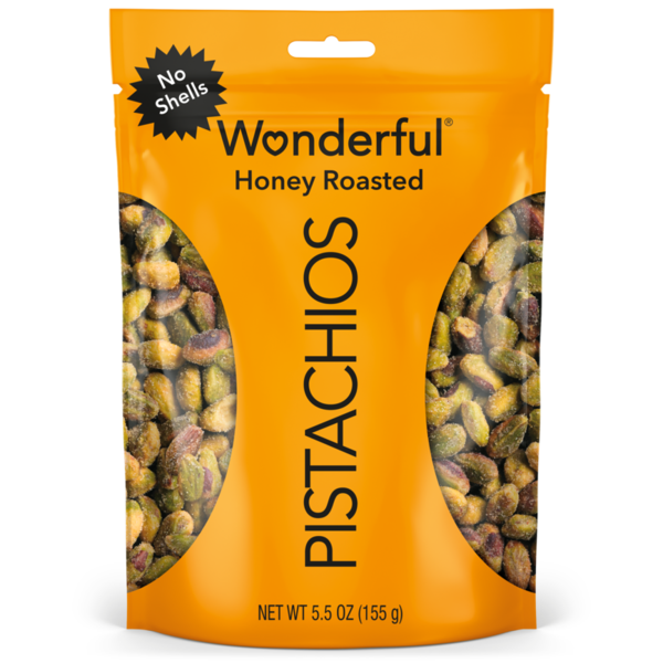 Wonderful No Shells Honey Roasted Pistachios Same-Day Delivery or
