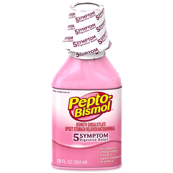 PeptoBismol Liquid Upset Stomach Reliever/AntiDiarrheal from Safeway