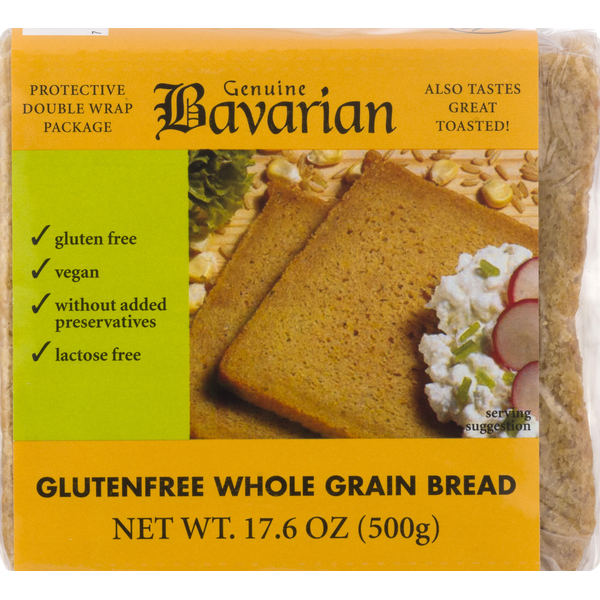 Genuine Bavarian Bread, Whole Grain, Gluten Free