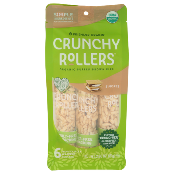Crunchy Rollers Organic Smores Rice Rollers 6 Pack
