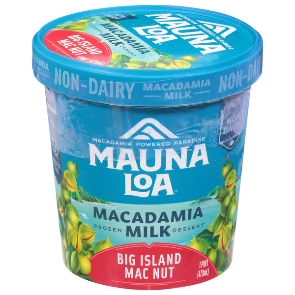 Mauna Loa Big Island Macadamia Nut, Macadamia Milk Dairy-Free Ice